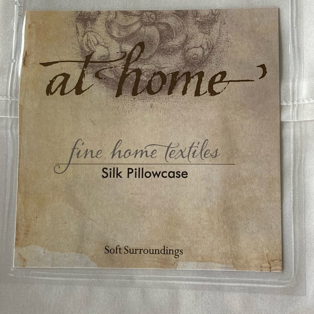 Soft Surroundings 100% Silk Pillowcase